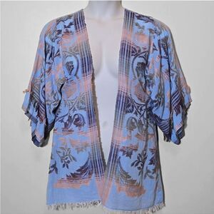 Avani Women's Tapestry Kimono Sz Small Boho Bohemian Soft Lightweight Coachella